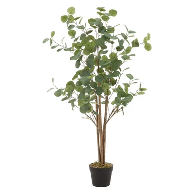 Eucalipto artificiale in vaso 120 cm – pianta finta albero decorativo realistico - Immagine 1 di 4