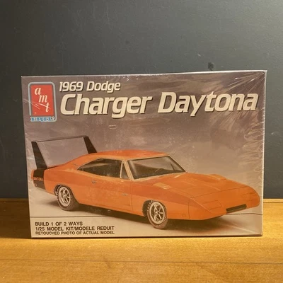NUEVO Kit Modelo 1/25 Dodge Charger Daytona Hemi 1969 AMT Sellado 1990 #6278 Foto 1 de 4