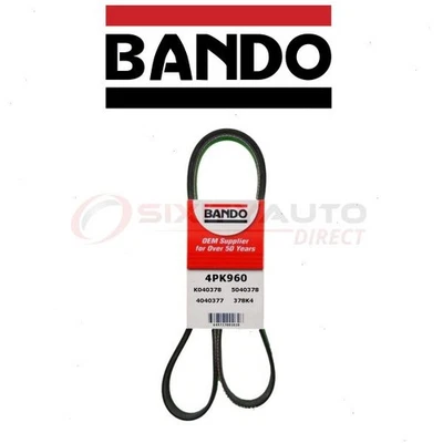 Bando Compressor Serpentine Belt for 2000-2008 GMC Yukon 4.8L 5.3L 6.0L V8 - ze - Image 1 of 4