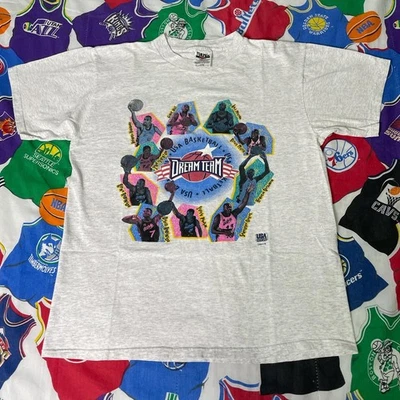 Camiseta rara vintage de baloncesto Dream Team de los Juegos Olímpicos de la NBA de los años 90 Foto 1 de 4