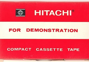 JAPAN PROMO FOR DEMONSTRATION HITACHI COMPACT CASSETE TAPE & BOX VARIOUS ARTISTS - Picture 1 of 3