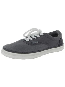 Zapatos deportivos Crocs para hombre Norlin de lona con cordones planos - Imagen 1 de 3