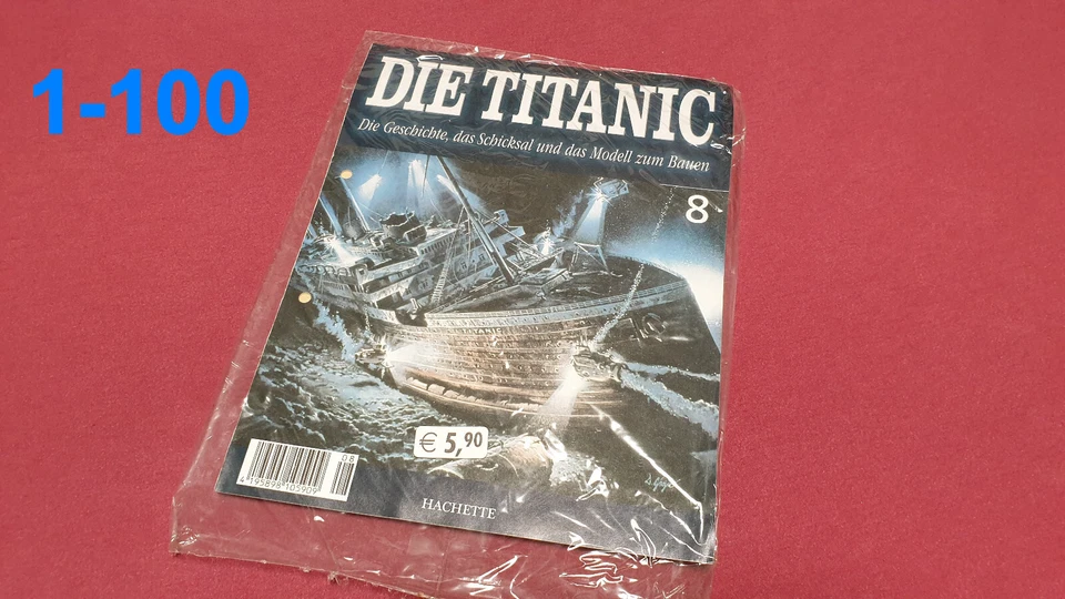 1:250 Amati Hachette - DIE TITANIC - Ausgaben zur Auswahl 1-100 - Holz Bausatz - Bild 1 von 1