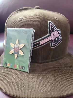 Atlanta Braves Hat Club Corduroy Hat With Pin - Image 1 of 4