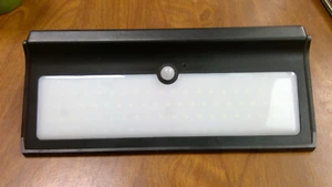 Baxia BSL-TV-001 Black Waterproof Outdoor Solar Motion Sensor Light 2000 Lumens  - Picture 1 of 2