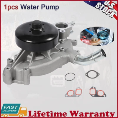 Water Pump For 02-06 CHEVROLET AVALANCHE 1500 5.3L 99-06 GMC SIERRA TRUCKS 6.0L Foto 1 de 4