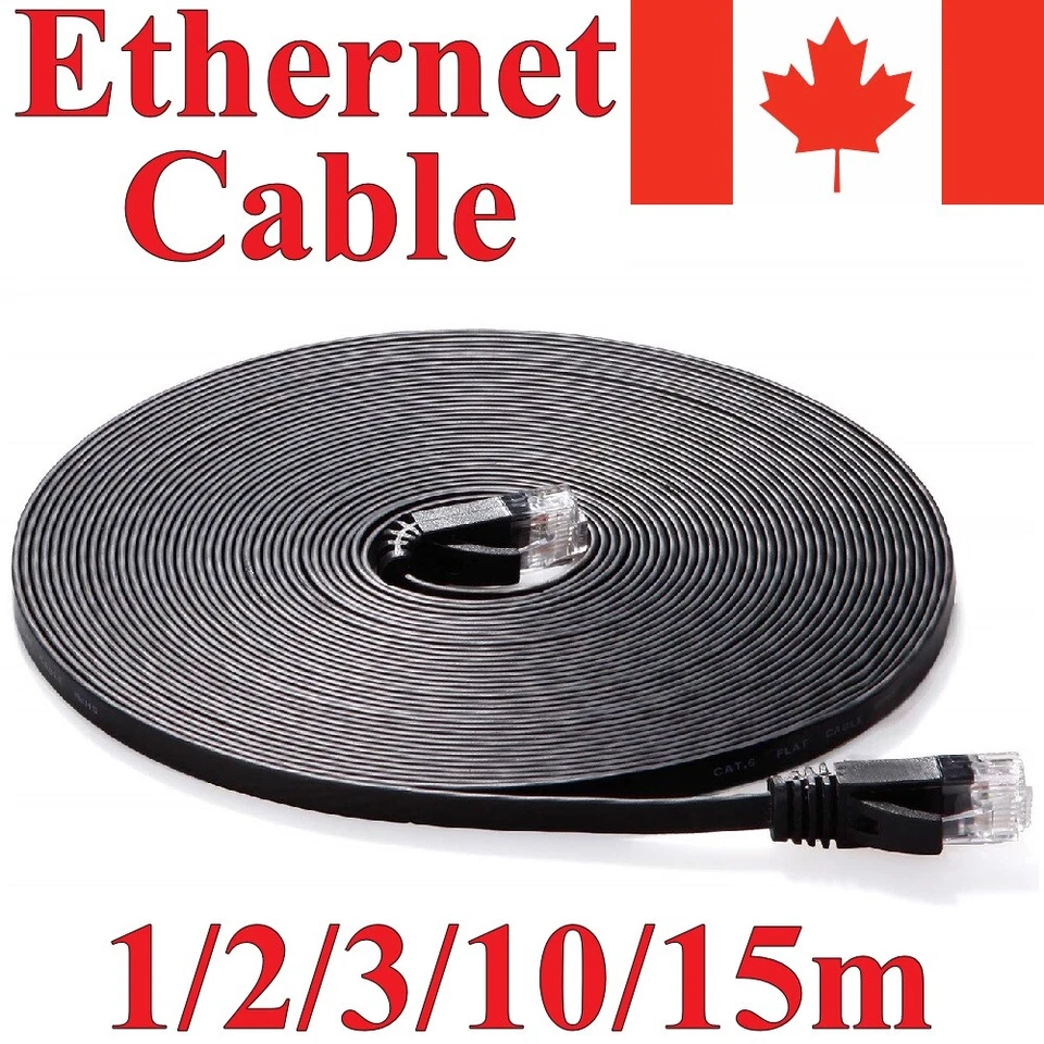 CAT 6 Ethernet Cable LAN Internet Network for Computer Router PC Mac Laptop PS4 - Image 1 of 1