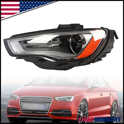 For 2015-2016 Audi A3 S3 Projector Headlight HID/Xenon Assy Driver Side Replace - Image 1 of 4
