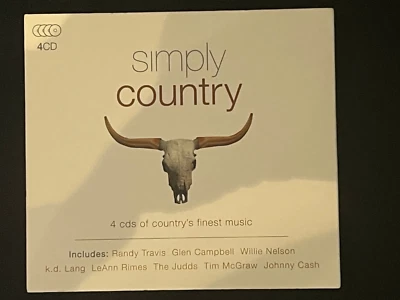 SIMPLY COUNTRY  4 CDs 2016 LeAnn Rimes Holly Dunn Judds Johnny Cash Randy Travis - Bild 1 von 4