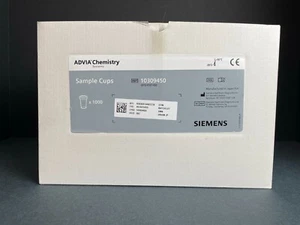 Siemens Advia Chemistry Systems Sample Cup Case of 1000 Cups - Picture 1 of 6