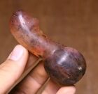 8CM Old China Hongshan Culture Crystal Carve Male Genital Organs Amulet Pendant