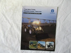 New Holland TV145 TV 145 bidirectional tractor brochure - Picture 1 of 3