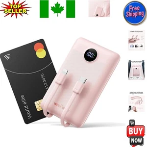 Banque d'alimentation compacte 10000mAh avec charge rapide et écran LED - Travel Essential - Photo 1 sur 9