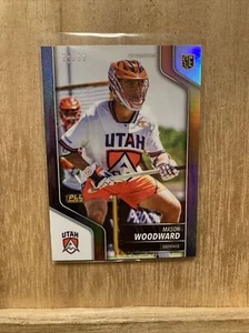 Mason Woodward RC 2024 PLL Lacrosse 71/77 Tarjeta SP paralela de lámina azul #27 - Imagen 1 de 1