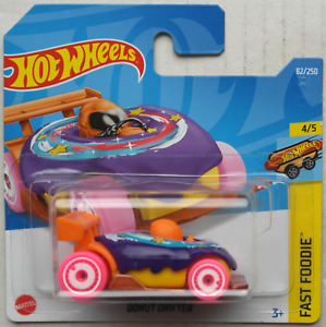 Hot Wheels Donut Drifter violett/orange Fast Foodie Neu/OVP HW Mattel Auto Car