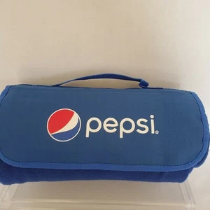 Pepsi Roll Up Stadium Blanket  47" x 52" Blue Beach Picnic NEW - Picture 1 of 6