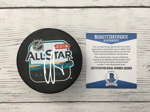 Claude Giroux Signed Autographed 2019 NHL All Star Hockey Puck Beckett BAS COA a - Picture 1 of 3