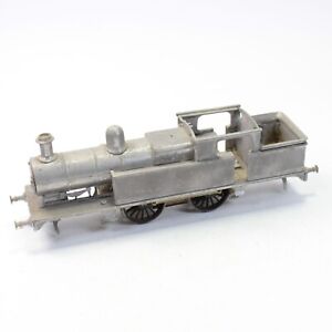 Vintage white metal part kit built train locomotive model OO gauge 2-4-2 #15