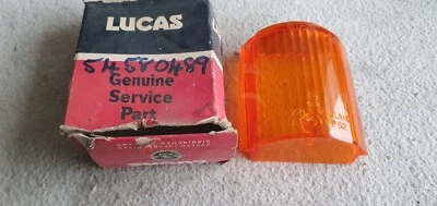 Genuine NEW Lucas L721 Rover 2000 3500 P6 Front Indicator Flasher Light Lens - Image 1 of 4