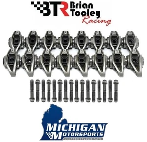BTR LS3 Rocker Arms with TK001 Trunnion Kit Installed w/ Bolts L99 L76 LSA L96 - Picture 1 of 7