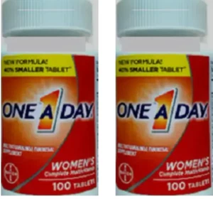 One A Day Women's Multivitamin & Multimineral Tablets 100ct 2PK Exp 7/30 - Picture 1 of 1