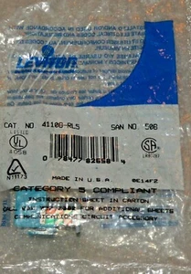 Leviton Cat 5 QuickPort Jack, Blue 41108-RL5 8 Pack - Picture 1 of 8