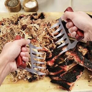 BBQ Grill Meat Shredder Bear Claws Stainless Steel Pulled Pork Forks Handler