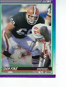 DAN FIKE FIRMADA 1990 PUNTUACIÓN #543 - CLEVELAND BROWNS - Imagen 1 de 1