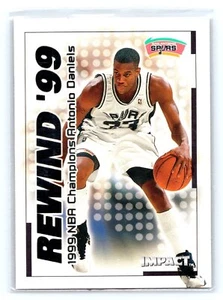 1999 Skybox Impact #12 RN Antonio Daniels Rewind 99 San Antonio Spurs NM+ - Picture 1 of 2