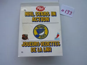 VINTAGE HOCKEY CARD POST CEREAL ST LOUIS BLUE MIKE LIUT NO0132 - Picture 1 of 3
