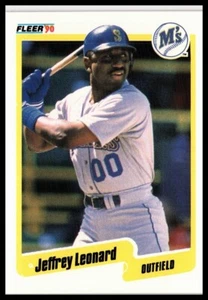 1990 Fleer #519b Jeffrey Leonard - Bild 1 von 2
