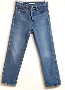 Womens Jeans Levi's Button Up Size 26"x25" Premium Wedgie Straight Rise 10.5"VTG - Picture 1 of 9