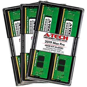 48GB Kit 6x 8GB PC4-2933Y REG DDR4 23400 Memory RAM for APPLE MAC PRO 2019 A1991 - Picture 1 of 5