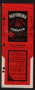 Rare old cigarette tobacco packet label  #483 - Bild 1 von 1