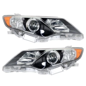 Labwork Left+Right Headlight For Toyota Camry 2012-2014 Halogen Projector Lamps - Picture 1 of 14