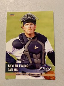 Skyler Ewing 2019 San Antonio Missions Team Card