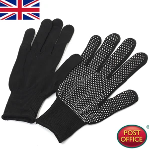 Doppel- Haar Haarglätter Perm Curling Frisieren Wärmebeständig Finger Handschuh - Bild 1 von 1