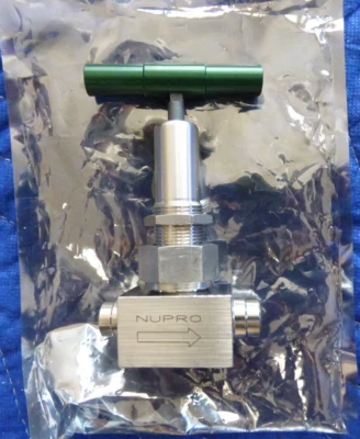 Manual Nupro bellow-sealed valve SS-6BG-TW, bag opened, never used - Image 1 of 2