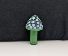Green Purple Mushroom Glass Finger Savers - Raw Cone Filter Holder - Made in USA