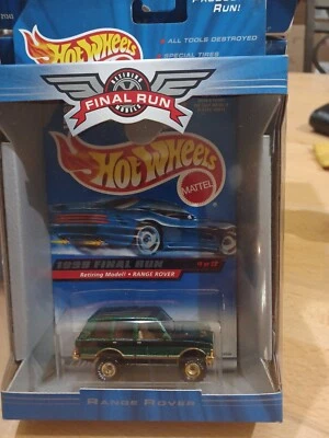 HOT WHEELS 1999 FINAL RUN RETIRING MODEL  RANGE ROVER #1 of 12 - Image 1 of 4