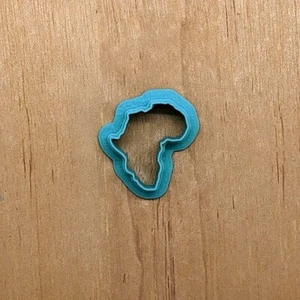 Africa Map Cookie Cutter - for Ceramics, Pottery, Cookies, Clay, Fondant - Picture 1 of 3