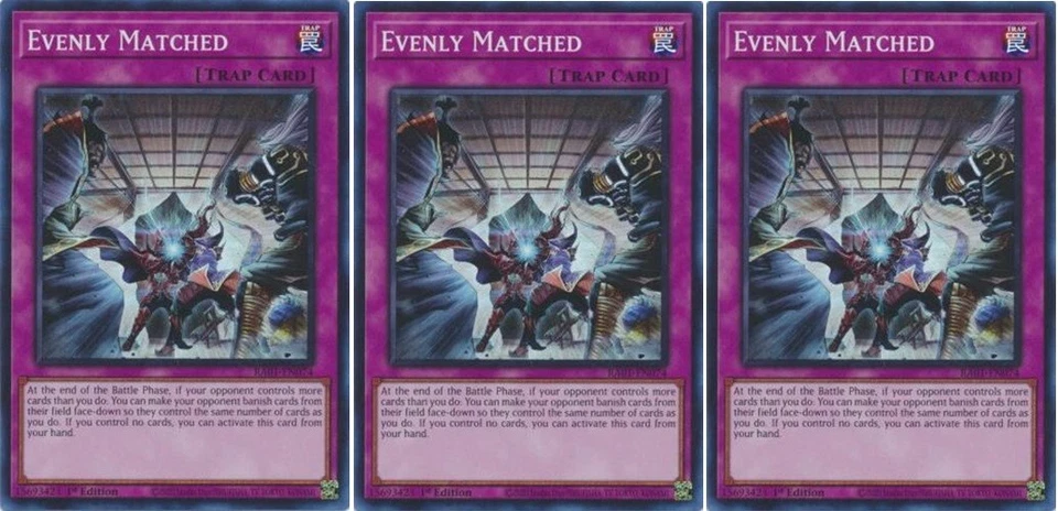 *** 3X EVENLY MATCHED 3X *** 1ST EDITION SET SUPER RARE RA01-EN074 MINT YUGIOH! - Image 1 of 1