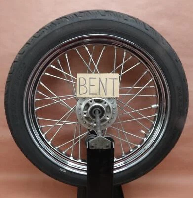 2000-2006 Harley Davidson Dyna Low Rider FXDL pneu aro roda dianteira 100/90-19 - Imagem 1 de 4