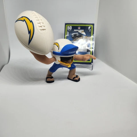 Los Angeles Chargers 2013 McDonald's NFL Rushers Figure With Ball Cover