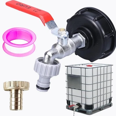 HUFHNWSO adattatore per rubinetto cisterna 1000 litri 1/2 Raccordo 1000Litri ser