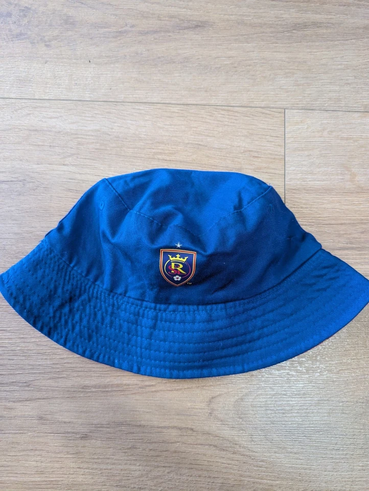 REAL SALT LAKE RSL Reversible Bucket hat Red MLS soccer Ford Promo - Image 1 of 4