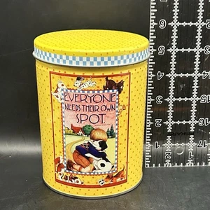 Mary Engelbriet Collector Tin Dog Dalmatian Puppy Everyone Needs Their Own Spot - Picture 1 of 5