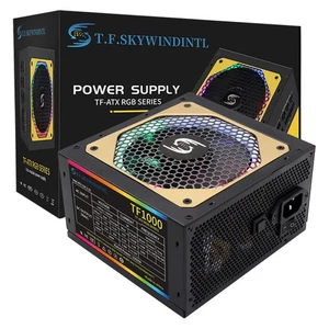 Gold 1000W Komputer TF1000 Pełny modułowy zasilacz PC Medal Aktywny PFC ATX - Zdjęcie 1 z 16