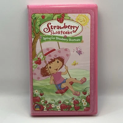 Strawberry Shortcake Spring For Shortcake VHS Video Tape Clamshell Nearly New! - Image 1 of 4