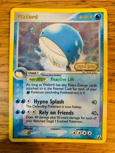 NEAR MINT! Wailord (14/92) Stamped Reverse Holo EX Legend Maker Pokemon Karte! - Bild 1 von 4